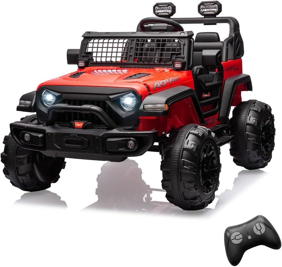 Kids Car, 24V 9Ah 2 Seaters Ride On Car with Remote Control, 2 * 120W Motors