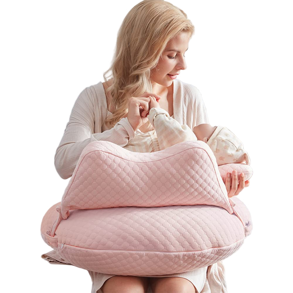Nursing Pillow, Breastfeeding Pillow for Breastfeeding and Bottle Feeding to Reduce