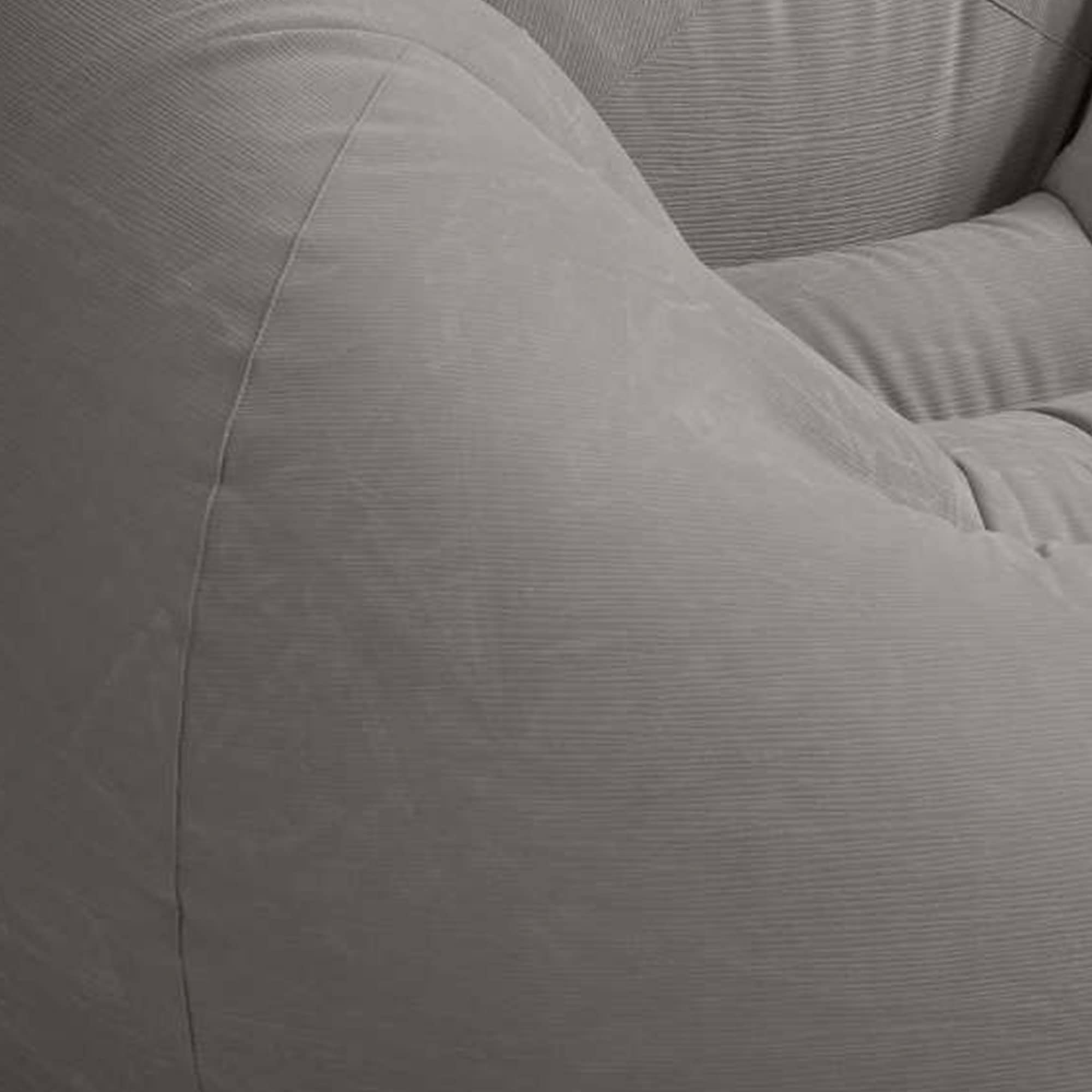 Inflatable Lounge Chair with Corduroy Texture