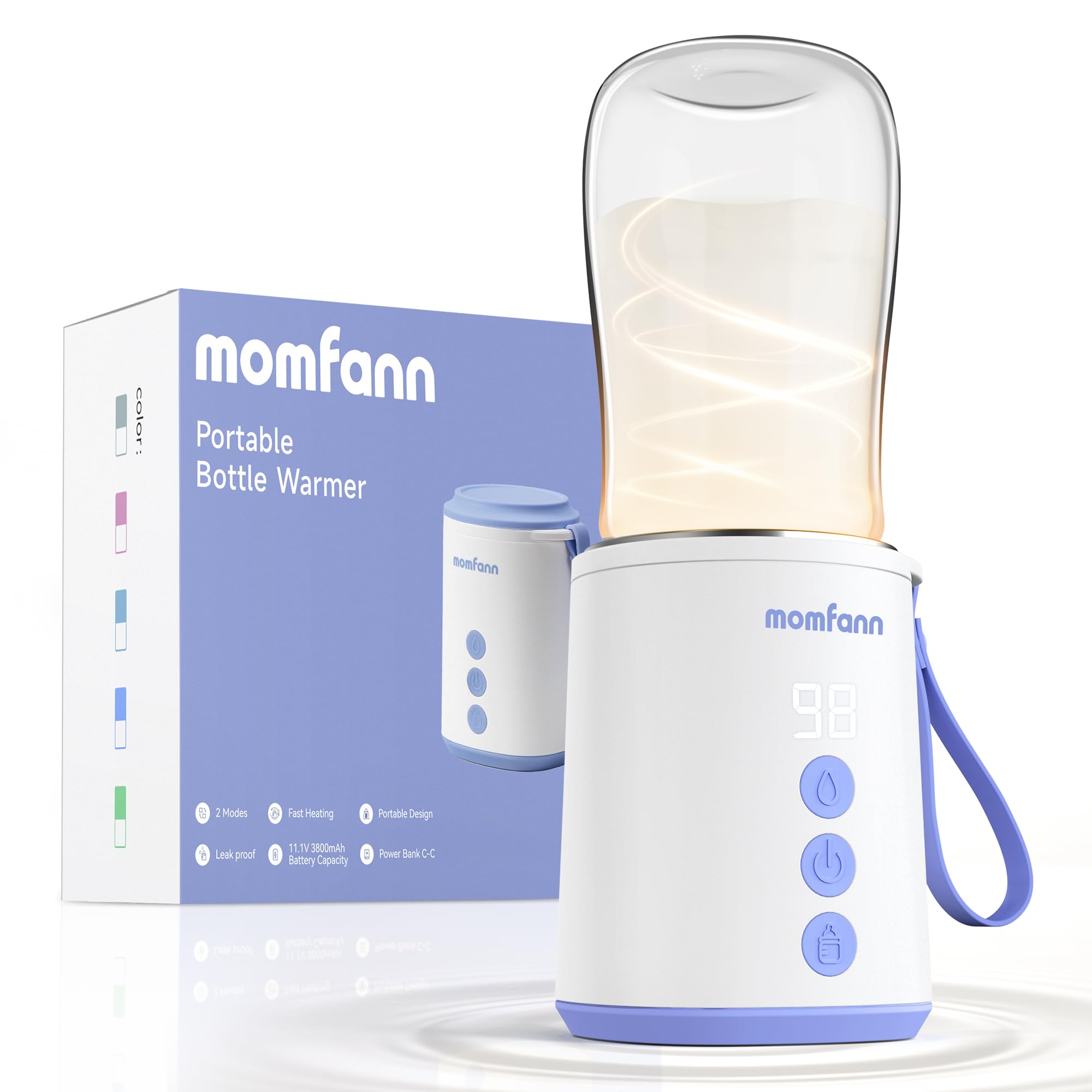 Portable Bottle Warmer Travel Baby Bottle Warmer for Breastmilk On The Go Travel Bottle