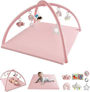 Wooden Baby Play Gym - Natural Finish Pinewood Baby Activity Gym