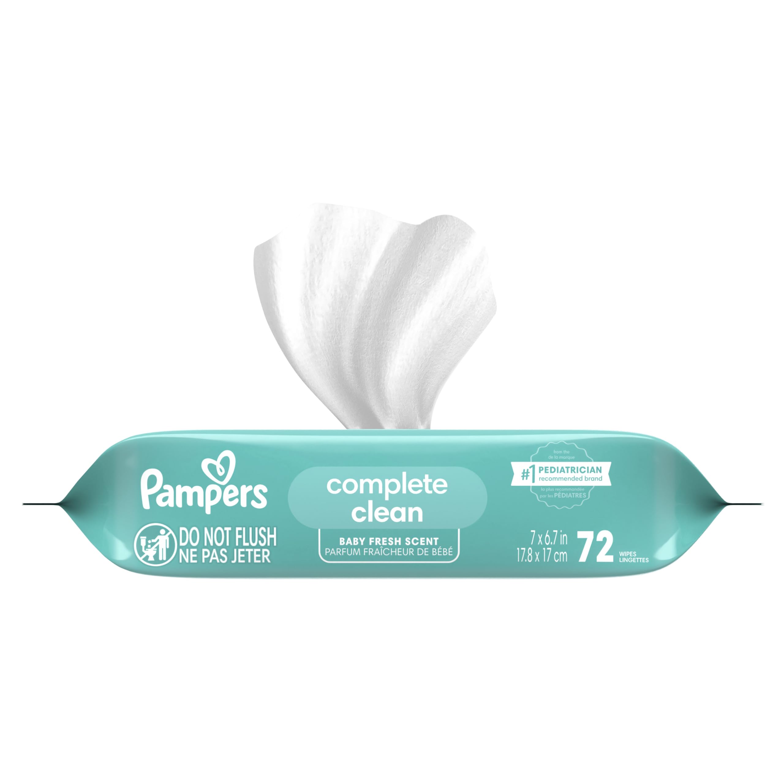 Baby Wipes, Complete Clean Baby Fresh Scented Wipe, Gently Cleans