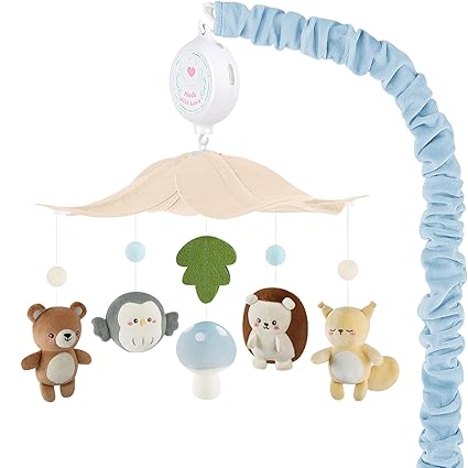 Animals Crib Mobile for Boys & Girls - Safari Baby Mobile for Crib