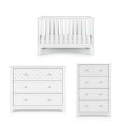 Atwood Euro 3-Piece Nursery Set with 3-in-1 Convertible Crib