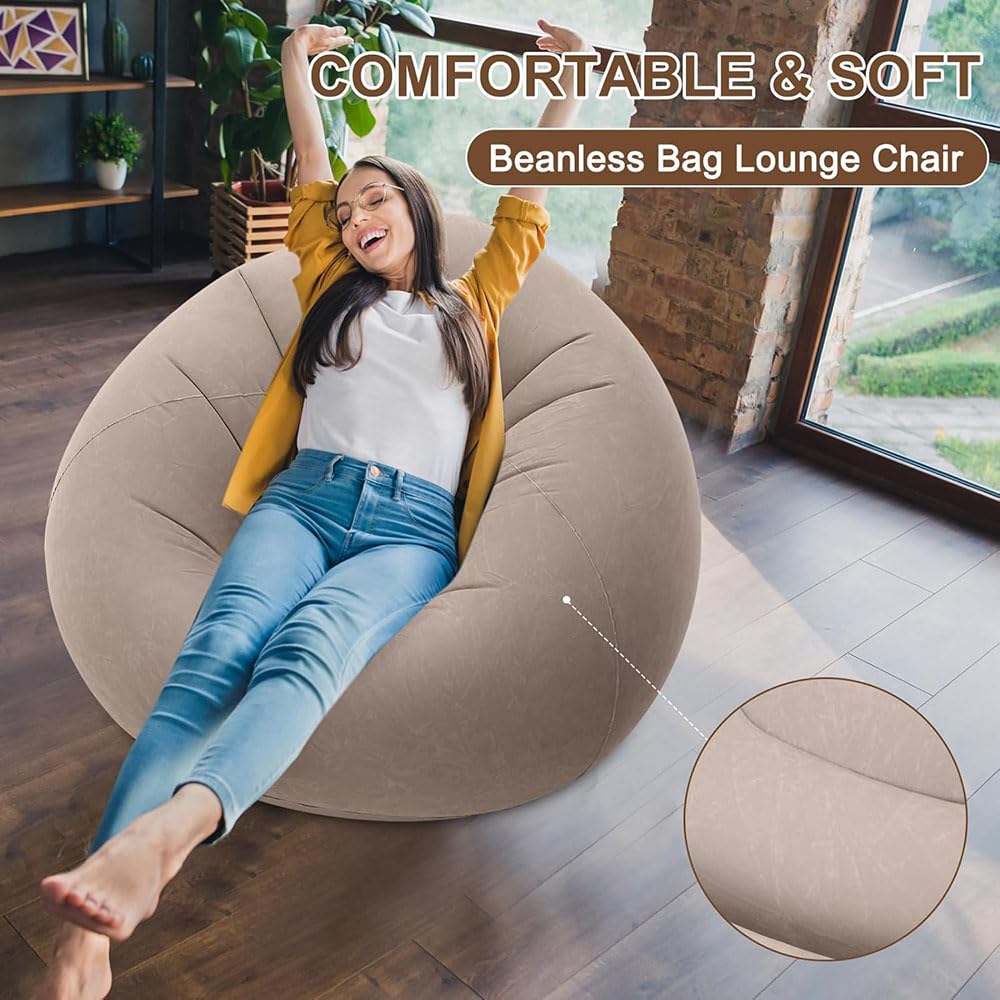 Inflatable Flocked Sofa Chair