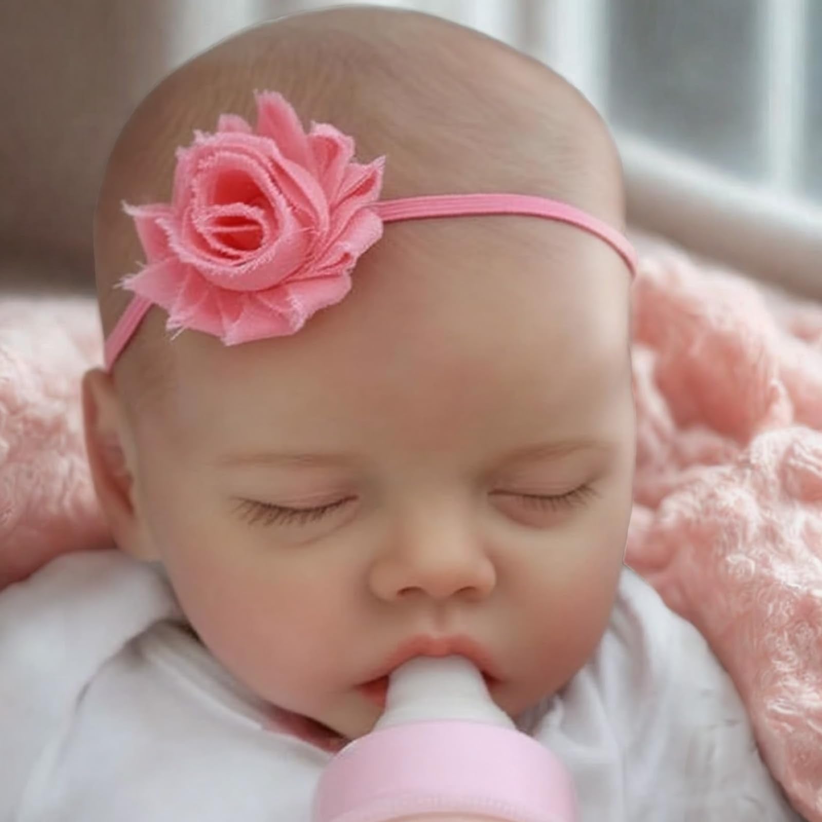 Lifelike Reborn Baby Dolls Girl, 17 Inch Real Baby Doll Soft Body Realistic Newborn
