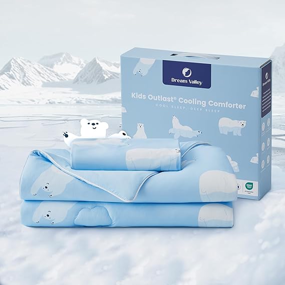 Outlast® Cooling Kids Comforter with 1 Pillowcase Set