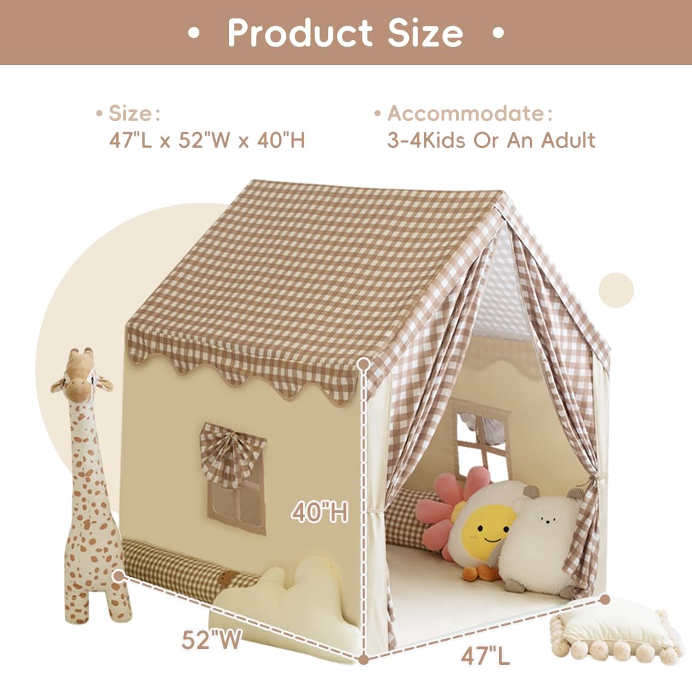Kids Play Tent with Star Lights and Carry Bag