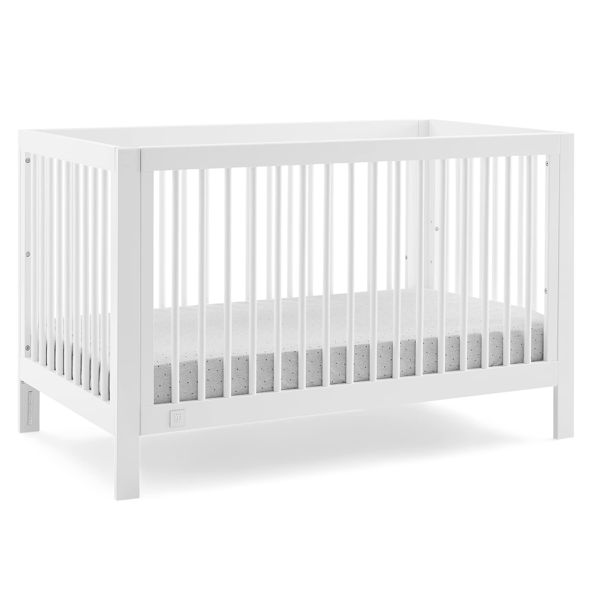 6-in-1 Convertible Crib with Adjustable Mattress Height