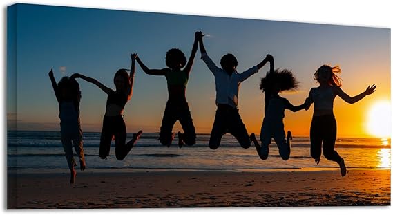 Custom Canvas Prints with Your Photos for 40"x20" Wall Art