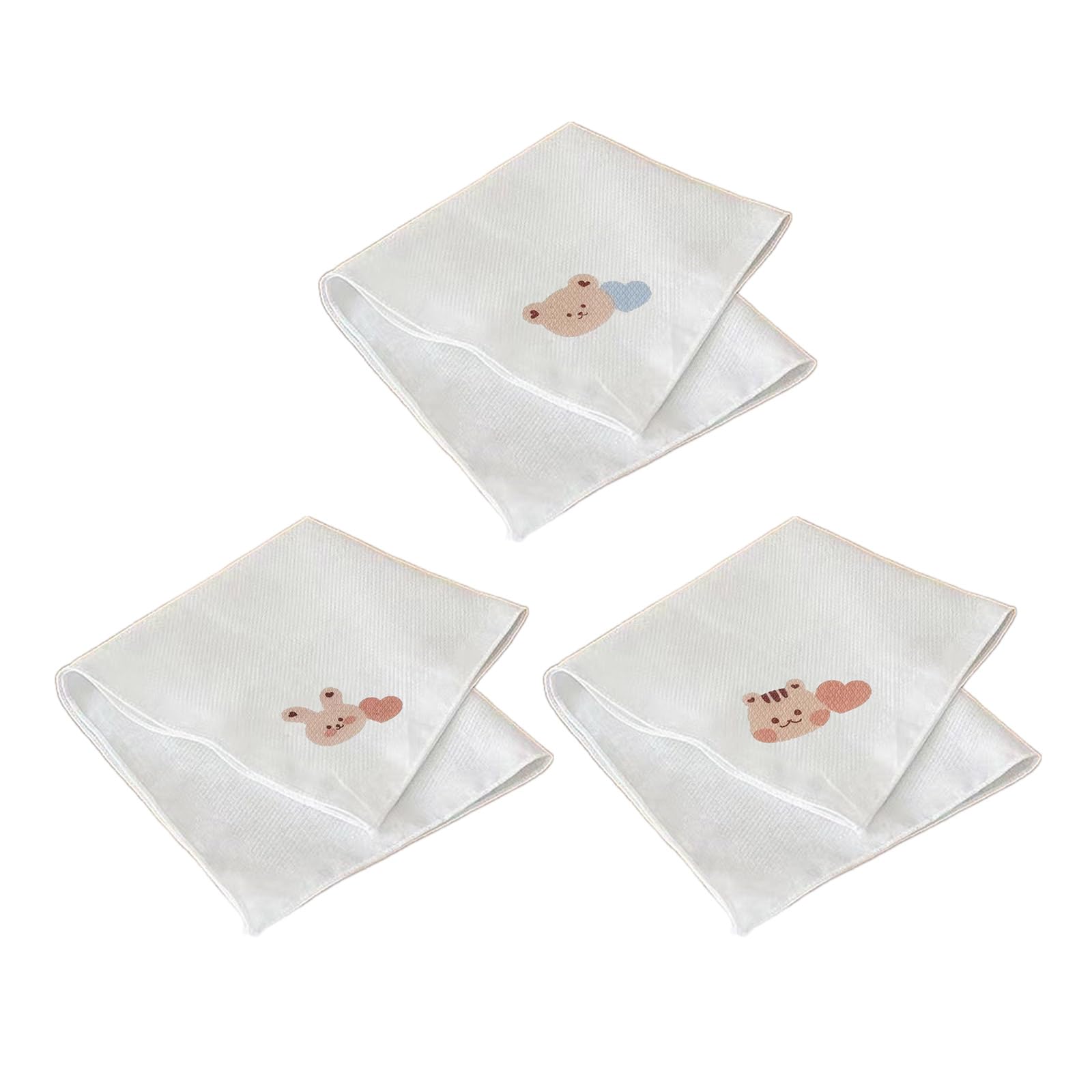 Handy Cotton Baby Towel Bear Rabbit Pattern Wash Cloth Cotton