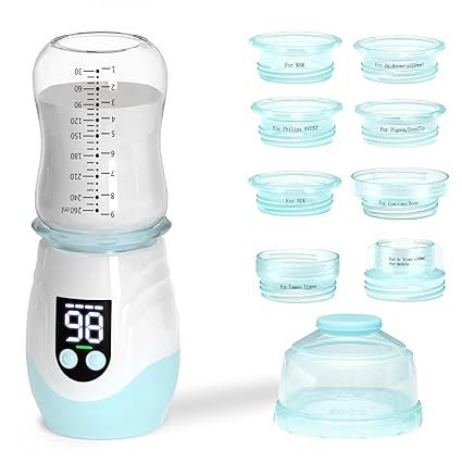 Portable Cordless Baby Bottle Warmer for Travel, Rechargeable