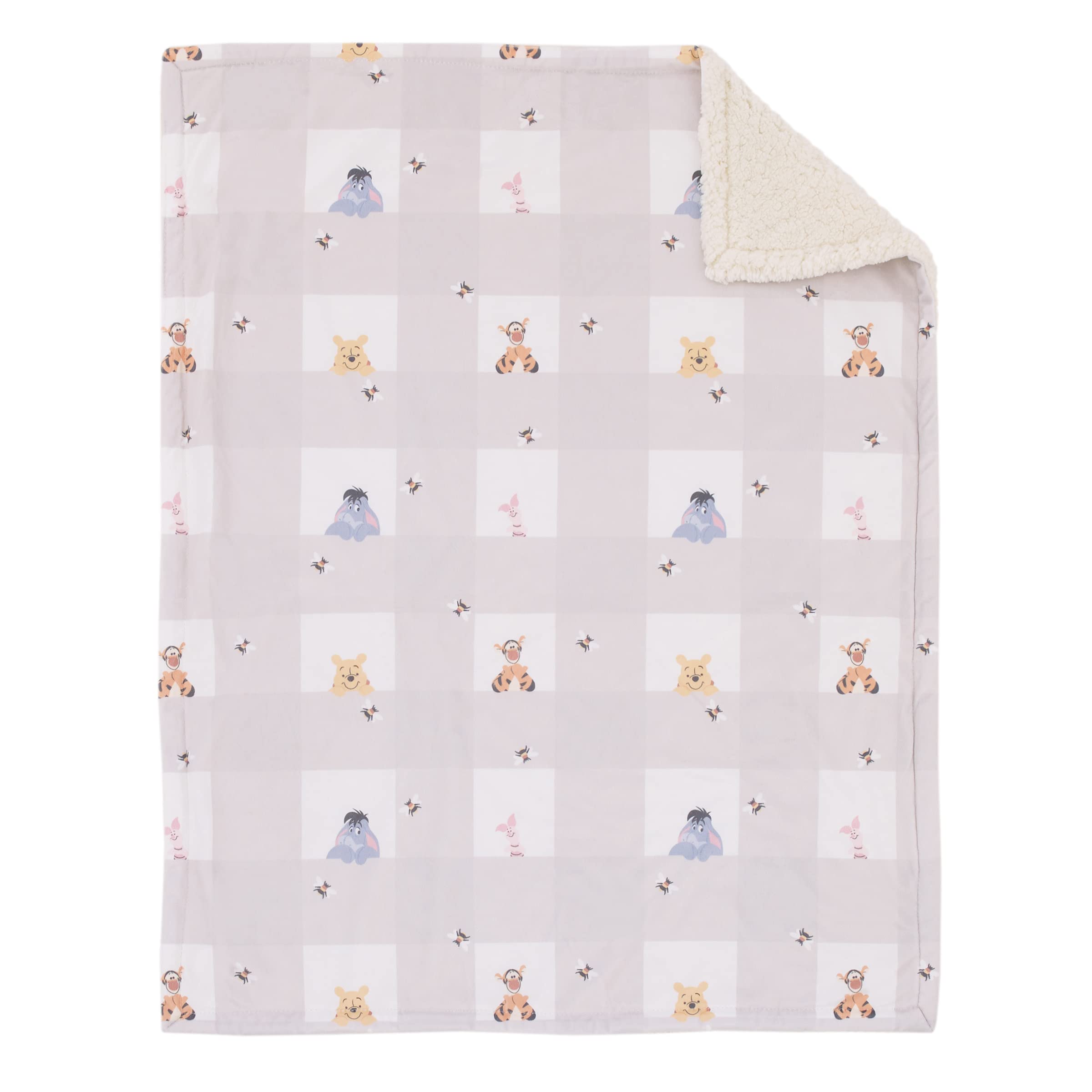Disney Winnie The Pooh Hugs & Honeycombs 4-Piece Baby Gift Set – Crib Bedding
