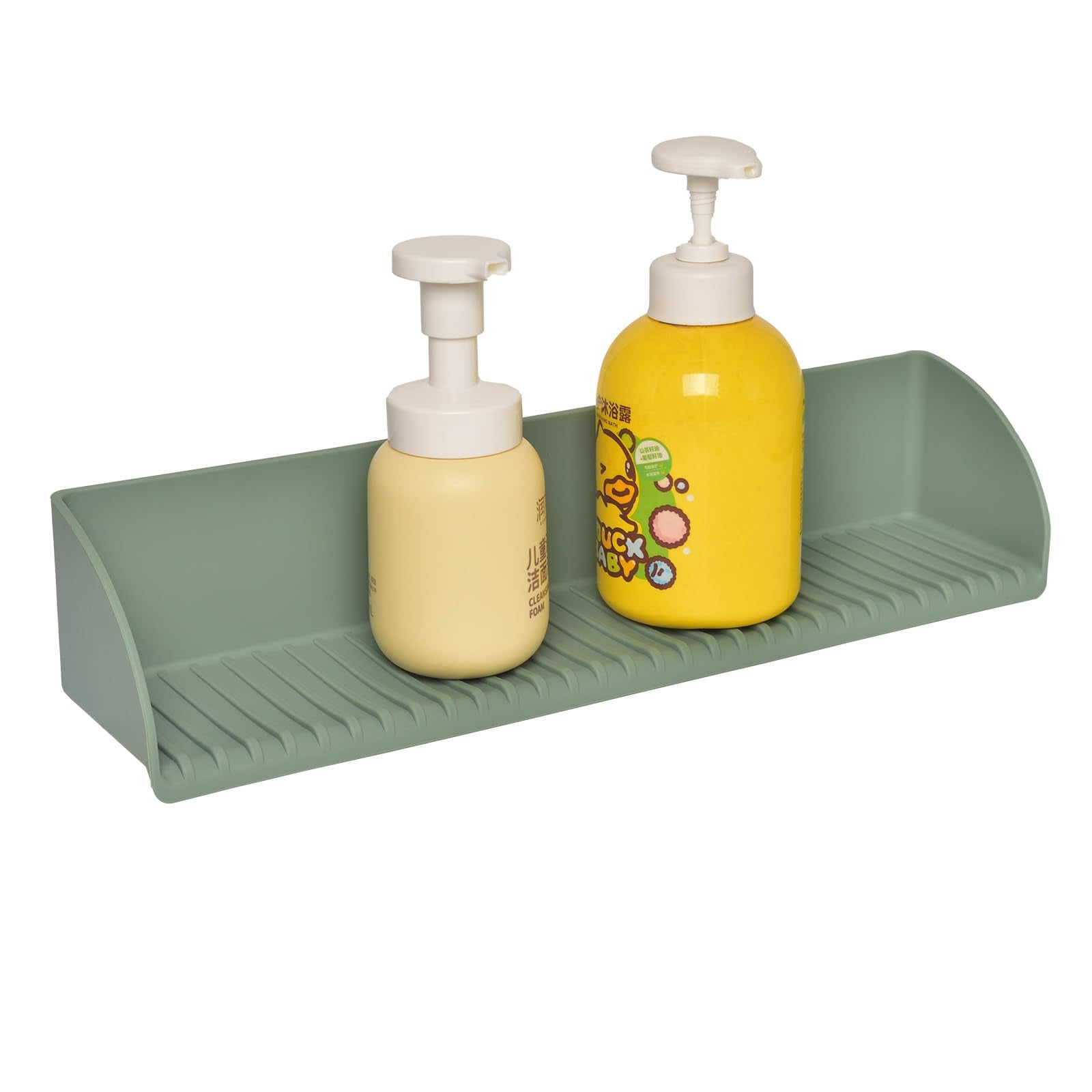 Bathtub Splash Guard for Tub Kids, 2 Pack Silicone Bath Tub Ledge Side