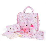 10 Pcs Baby Doll Diaper Bag Set, Reborn Baby Doll Accessories Set