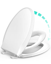 Toilet Seat with Built-in Potty Training Seat for Toddlers& Adults