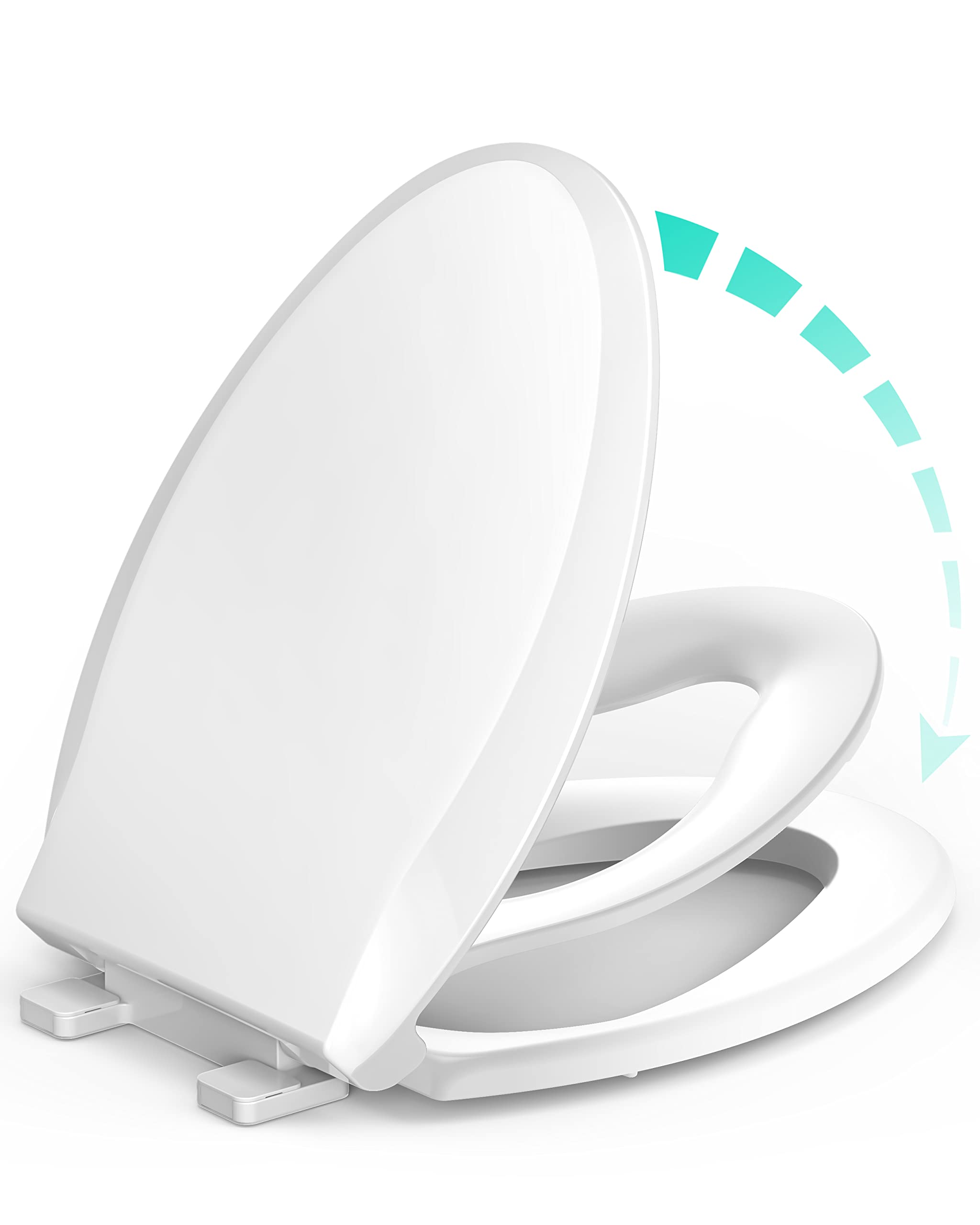 Toilet Seat with Built-in Potty Training Seat for Toddlers& Adults