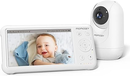 Baby Monitor with 2 Cameras 5’’ 1080P Split Screen