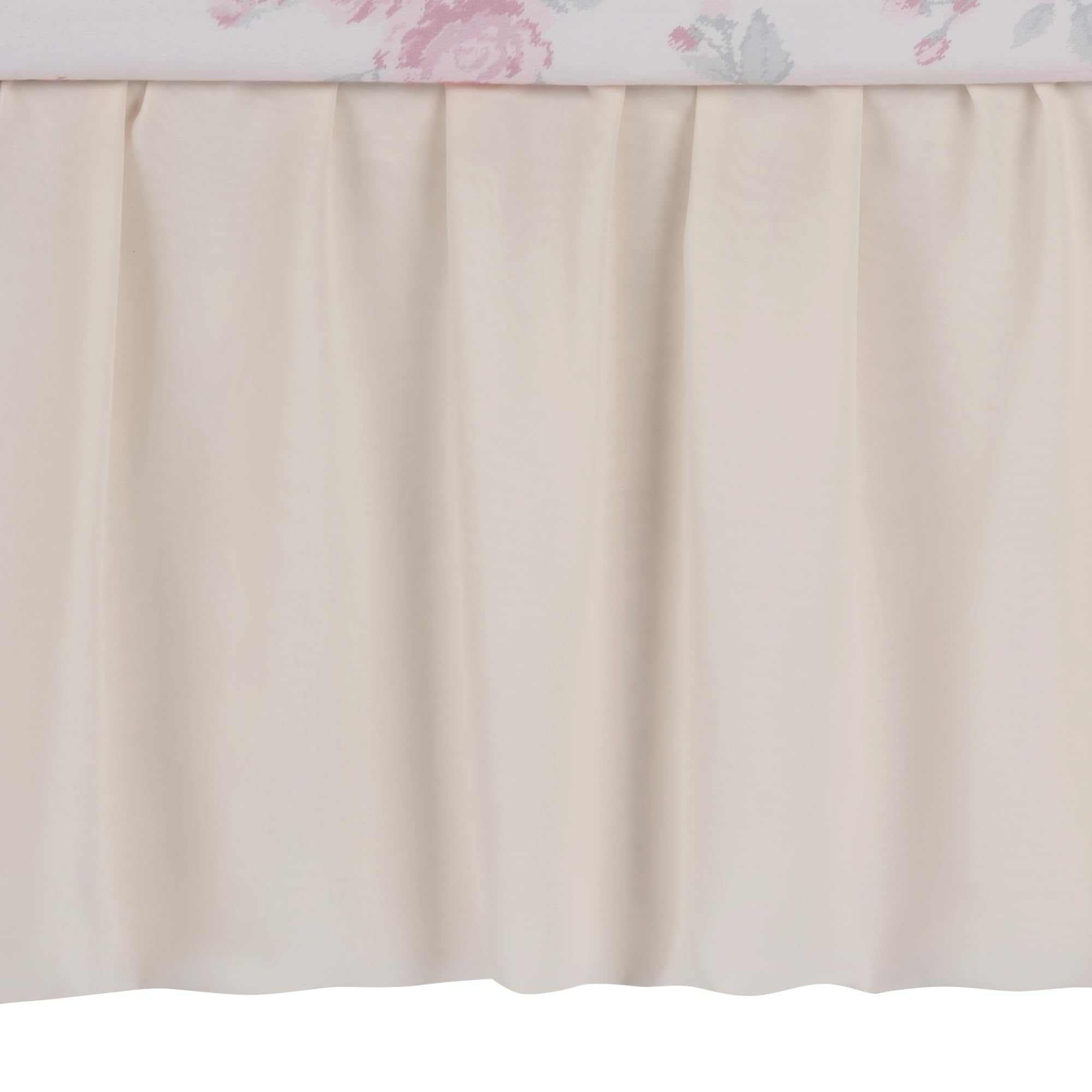 Coquette Floral Pink Bows Aesthetic 3-Piece Baby Crib Bedding Set
