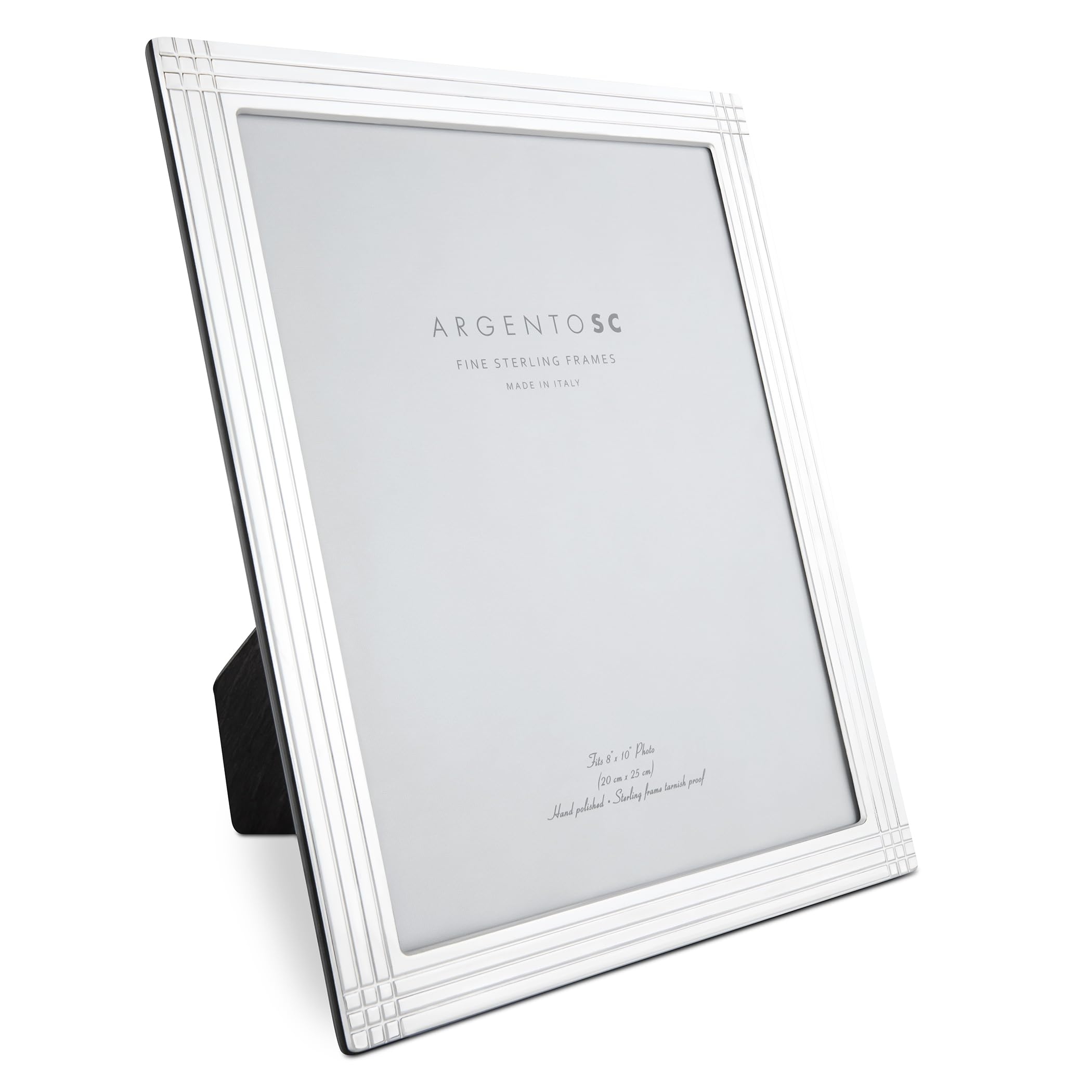 Axis Sterling Silver Picture Frames - Handmade in Italy, Tarnish-free