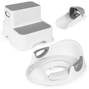 Toilet seat & Faucet Extender for Toddlers with Detachable Step