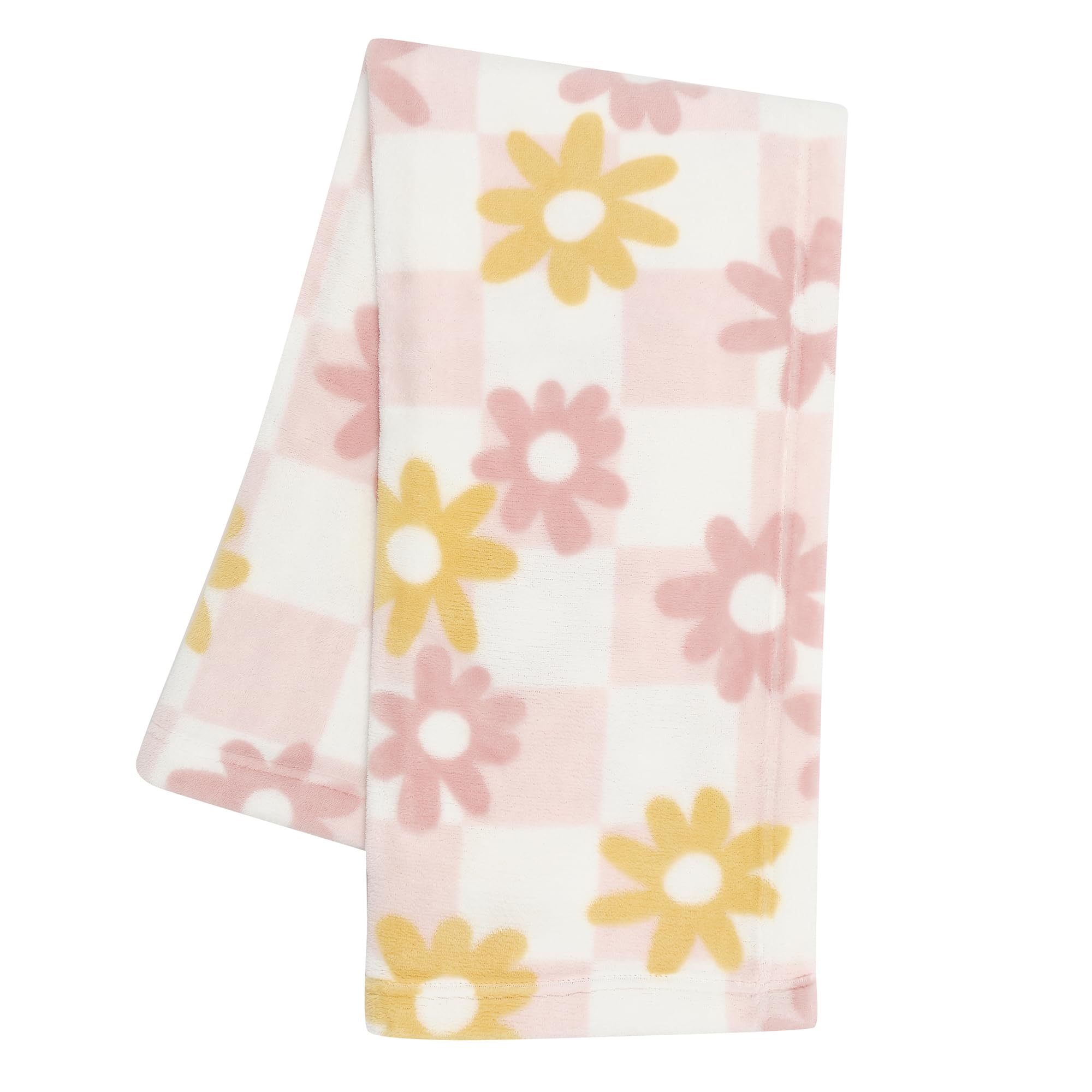 Daisy Dreams 3-Piece Crib Bedding Set - Pink, White, Modern, Garden
