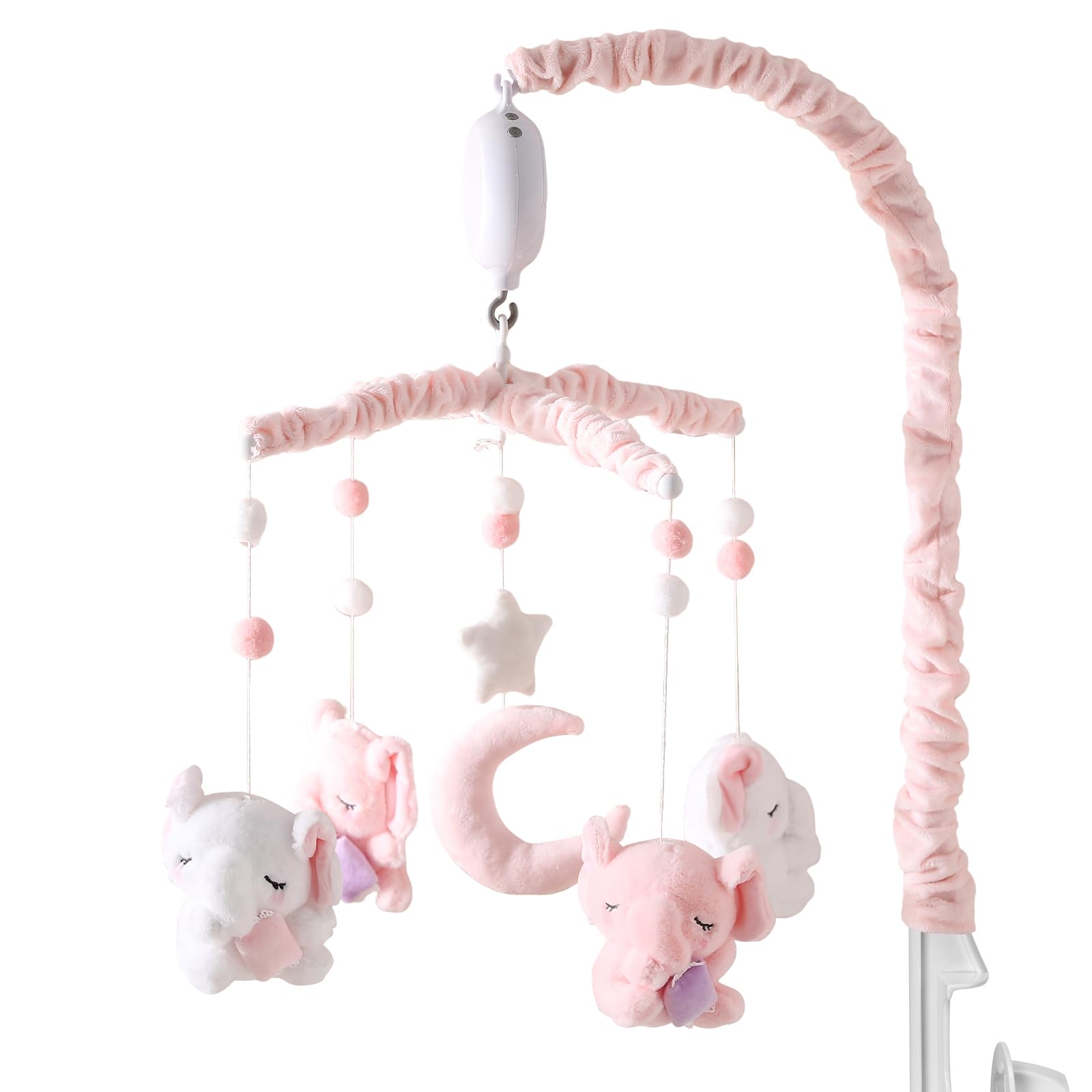 Elephant Crib Mobile with Musical Box