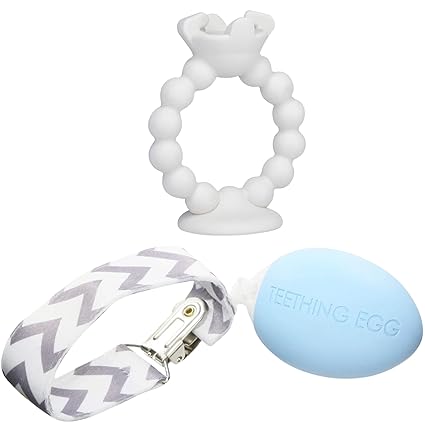 and Grippie Ring - Baby Development Toys, Teether for 3, 4, 6