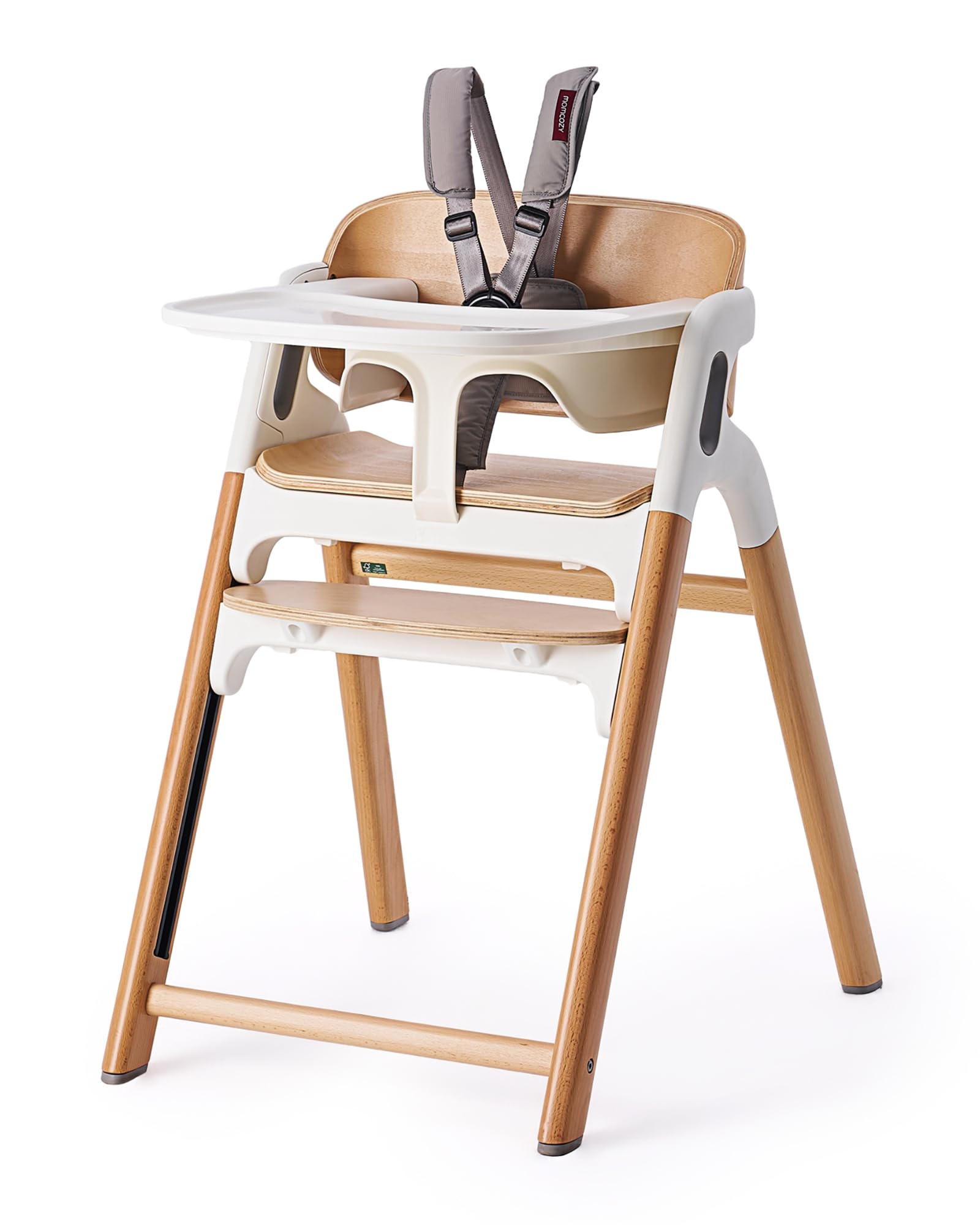 Convertible Wooden High Chair for Babies and Toddlers