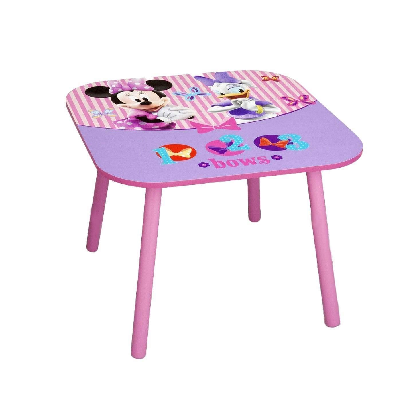 Disney Minnie Mouse Kids Table and Chair Set 3- Piece Set (2 Chairs Included)