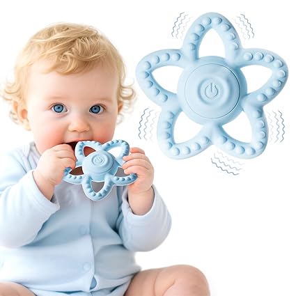 Vibrating Sensory Chew Toy - Baby Teething Toy for Autism/ADHD Toddler