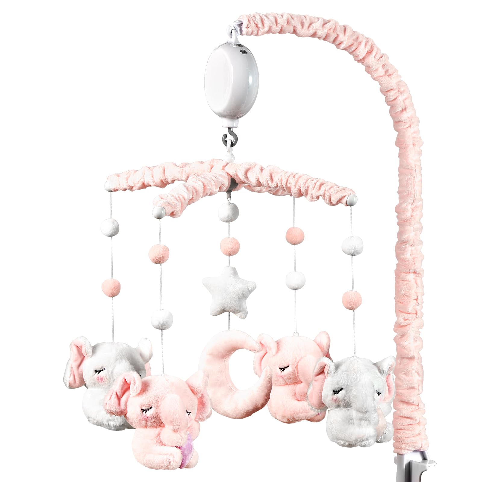 Mobile - Elephant Mobile for Boys Girls with 25 Inches Mobile Arm