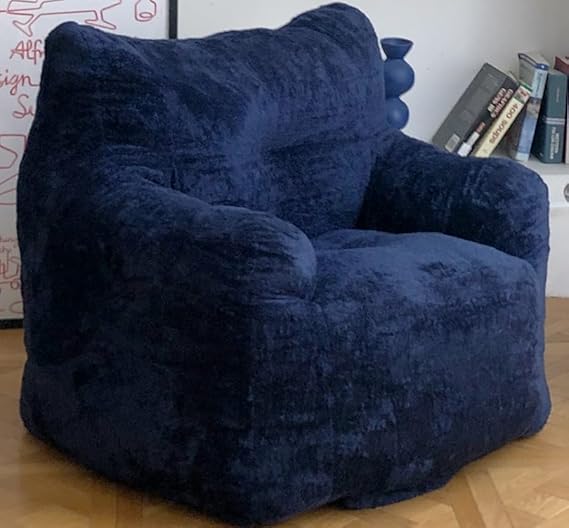 Filled Bean Bag Chairs for Kids Teenagers Adults Lazy Sofa