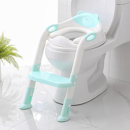 8868 Potty Training Seat with Step Stool - Adjustable Height, Non-Slip