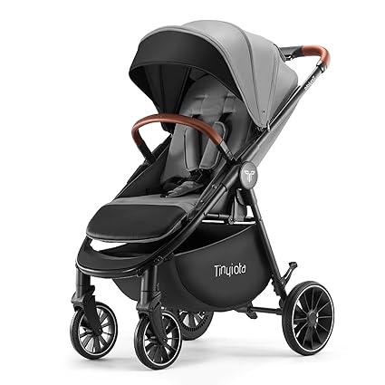 Stroller, Infant Stroller with Large UPF 50+ Canopy,Luxury Pram
