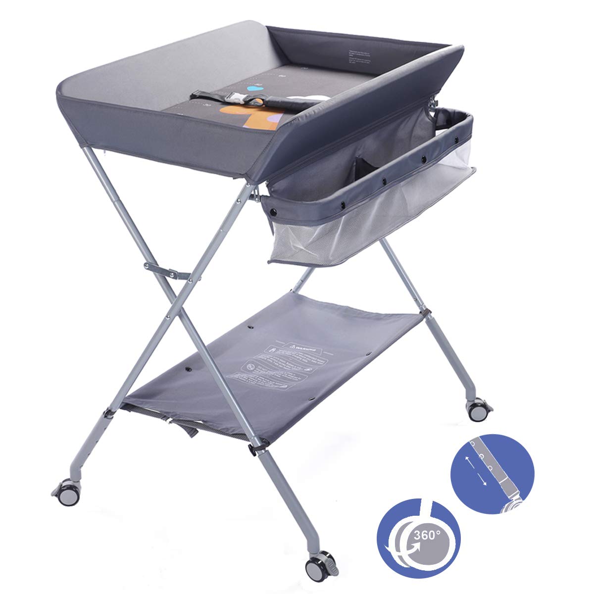 Changing Table Portable Folding Diaper Changing Station