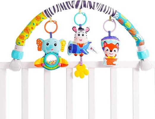 Baby Stroller Arch Toy - Car Seat Toys for Babies 0-6 Months,Activity Arch Toy