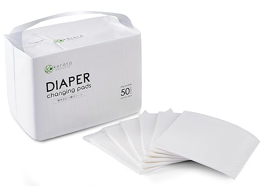 Disposable Changing Pads for Baby, 100 Pack Disposable Changing Pad Liners