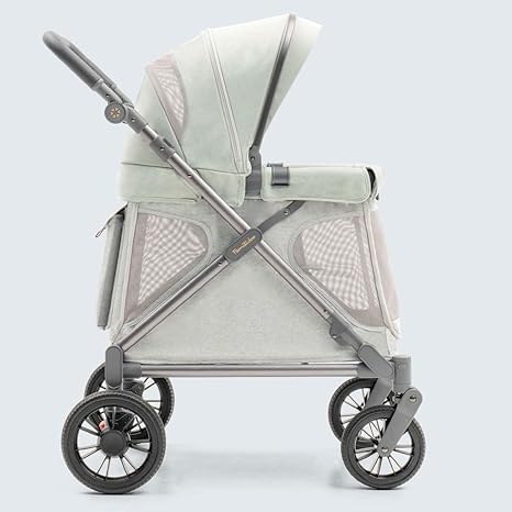 Q1 Multi-Use Kids Wagon Stroller – Foldable, Lightweight & All-Terrain for Kids & Pets