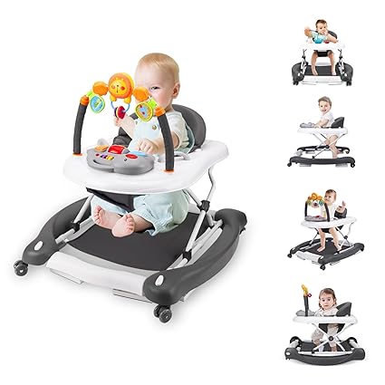 Baby Walker, 5-in-1 Baby Walkers for Boys and Girls 6-12 Months