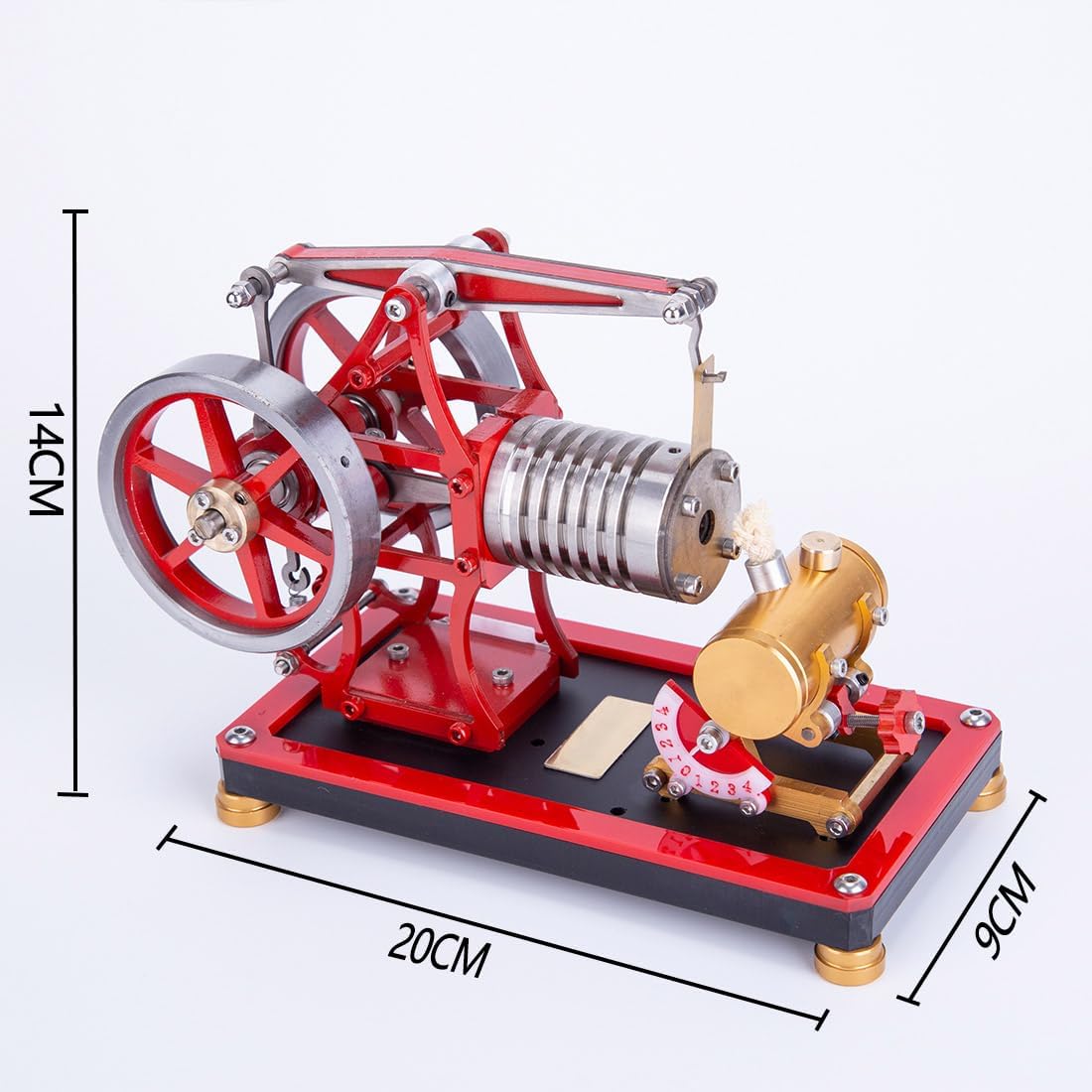 Wooptoothy VE-01 Engine Model Kits, Beam Vacuum Engine Model Kit for Adults, Engine Motor Model Educational Physics Experiment STEM Model