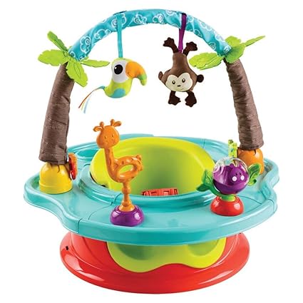 3-in-1 SuperSeat Playful Paradise, Baby Activity Seat with Toys