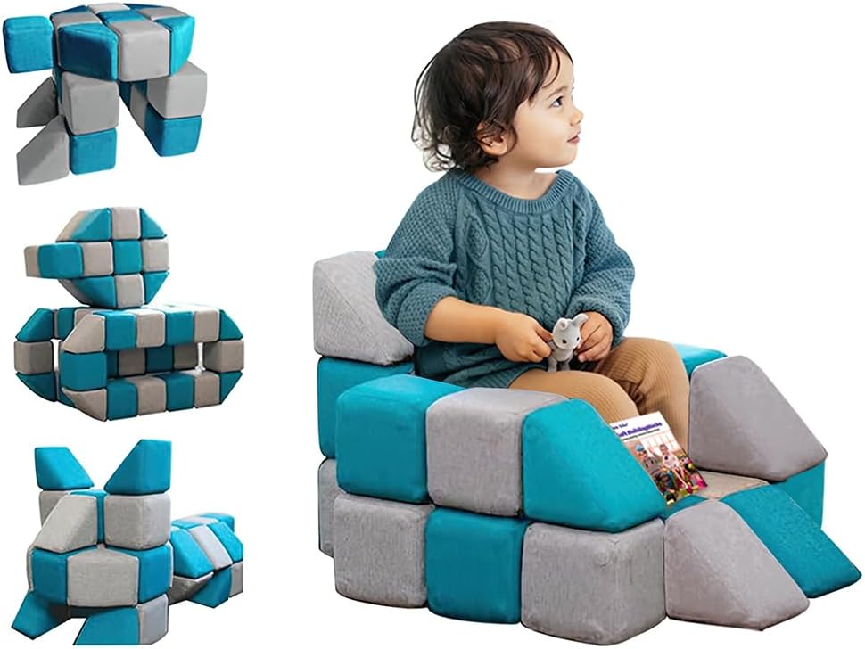 Magnetic Soft Building Blocks for Kids, Magnetic Blocks, Big Blocks, Educational Toys