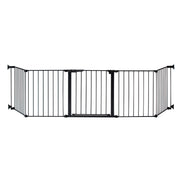 Custom Fit Auto Closing HearthGate Baby or Fireplace Gate Enclosure, Fireplace Fence