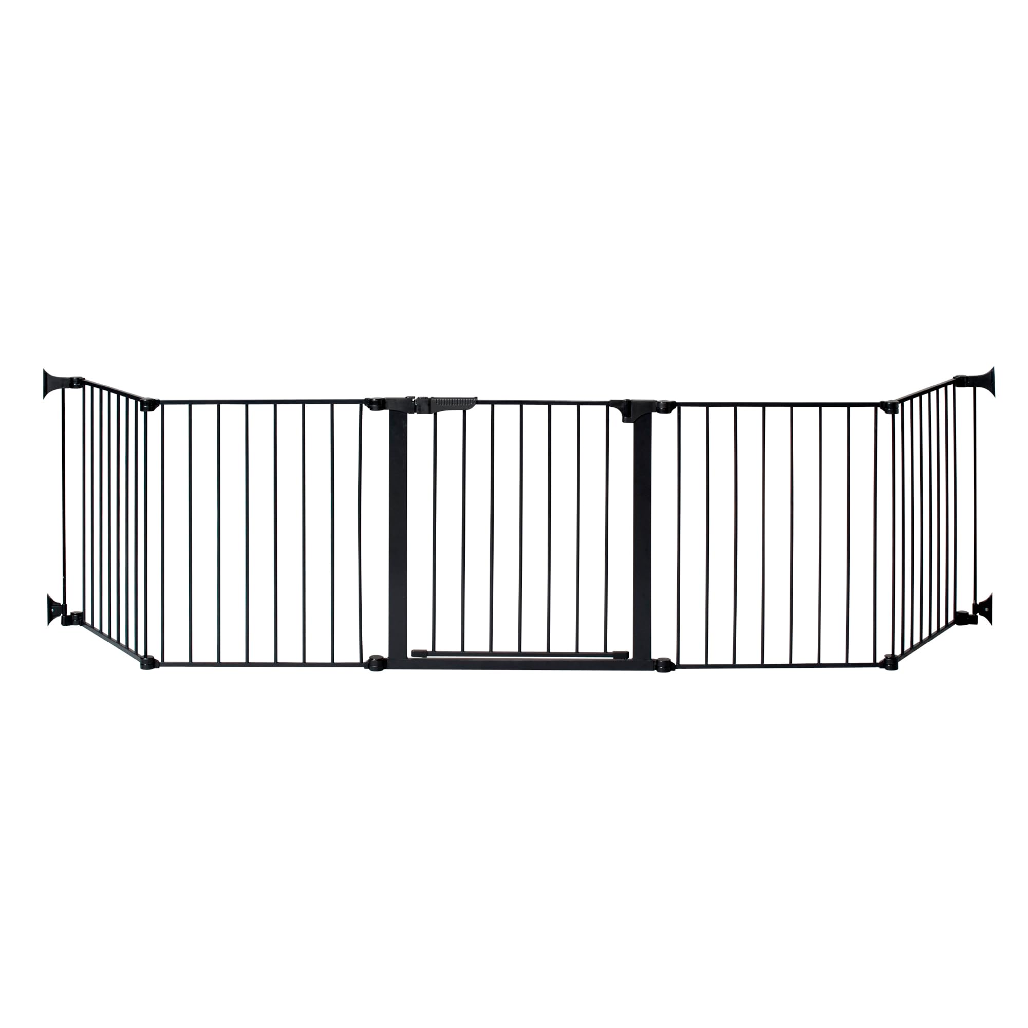 Custom Fit Auto Closing HearthGate Baby or Fireplace Gate Enclosure, Fireplace Fence