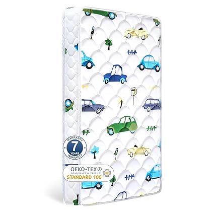 Dual-Sided Crib Mattress & Toddler Mattress – 52" x 27.6" x 5