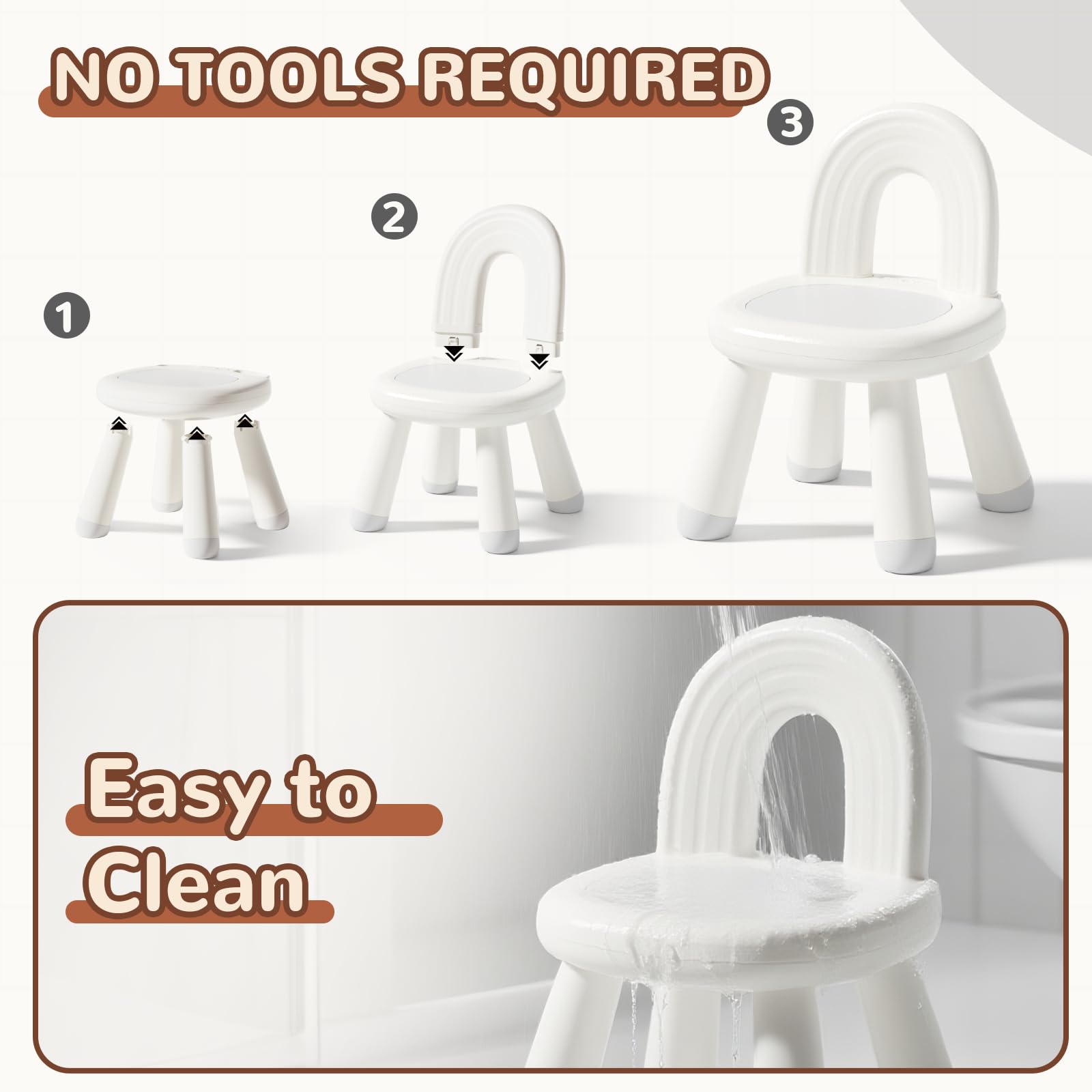 Ergonomic Toddler Chair for Ages 1-3