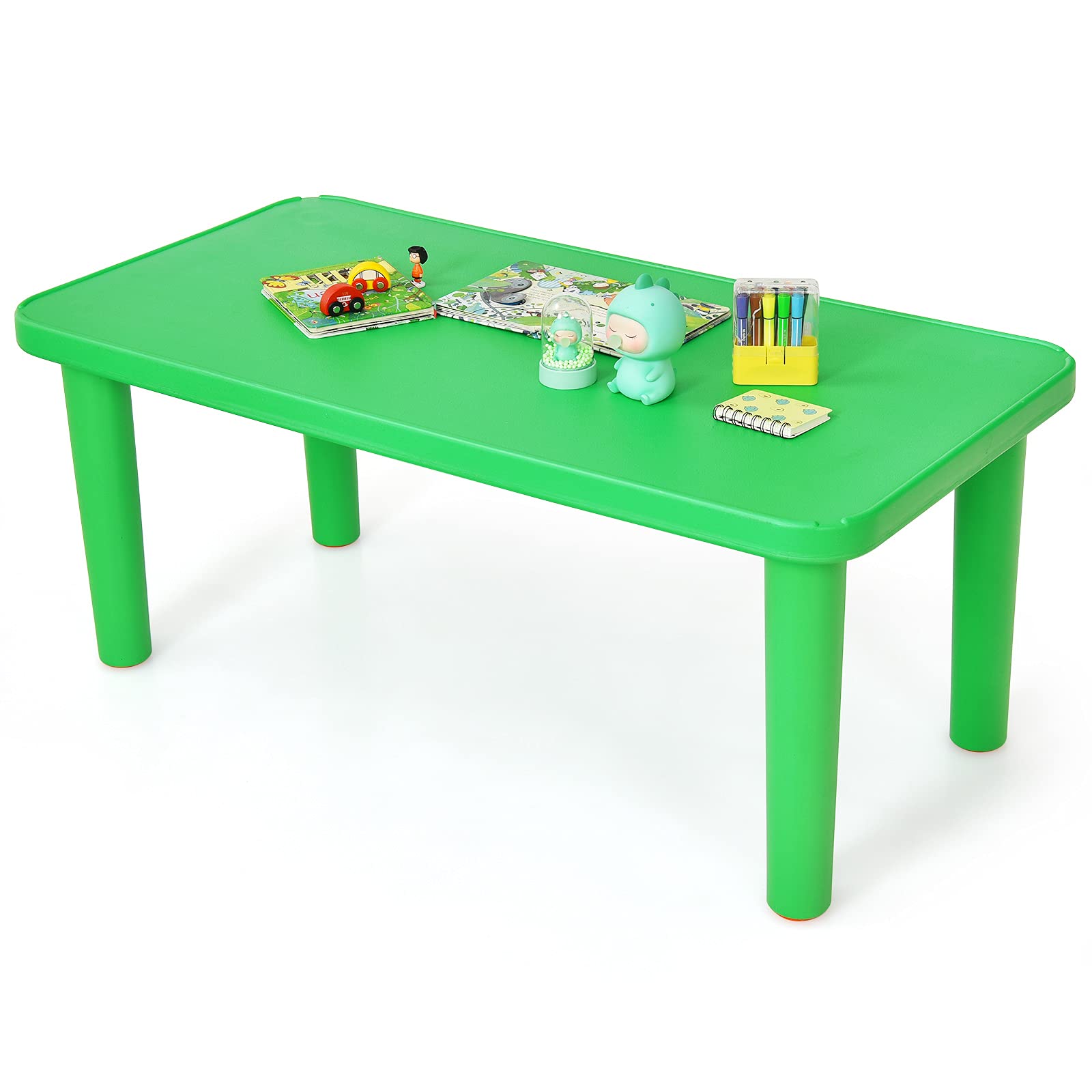 Table, Portable Plastic Learn and Play Table for School Home
