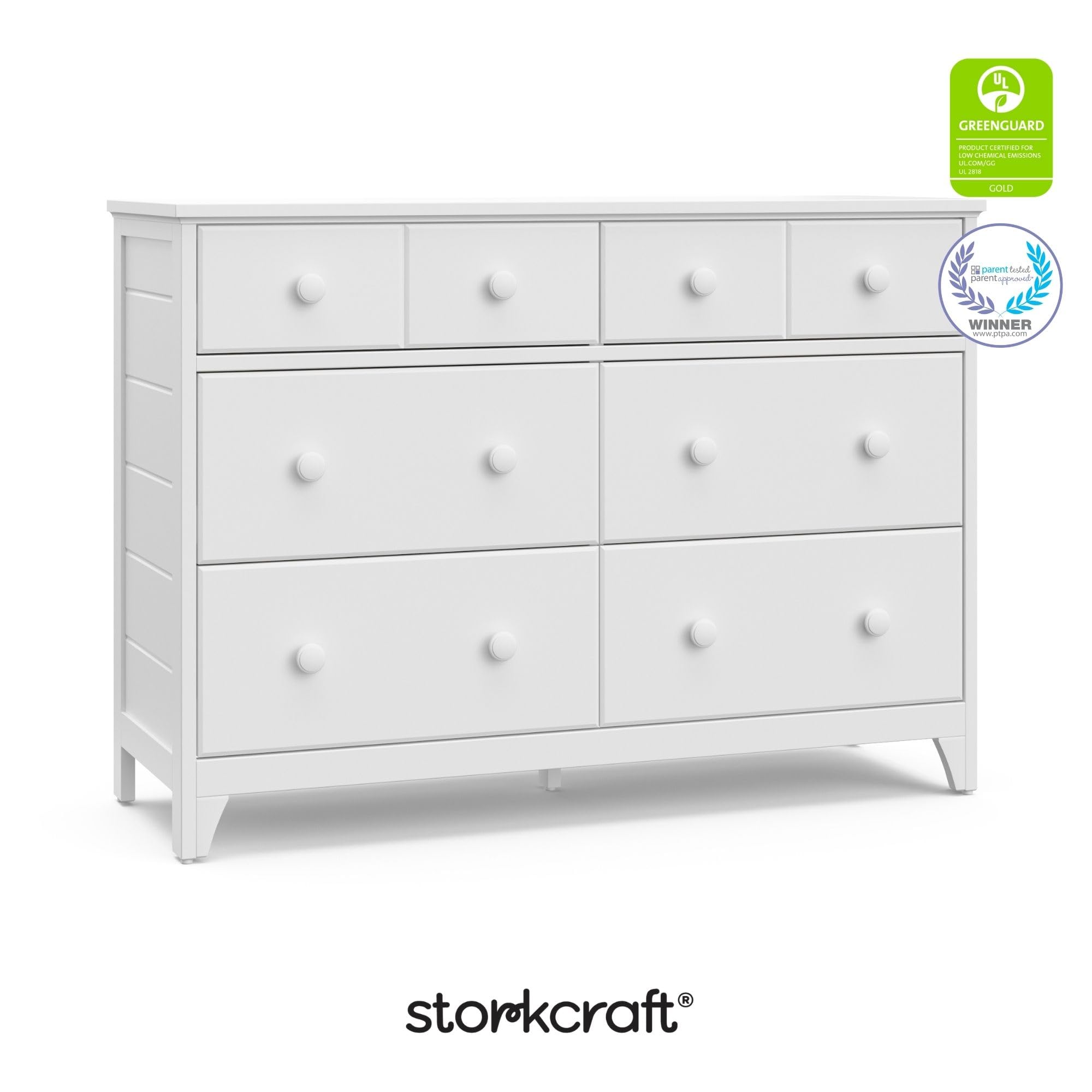 6-Drawer Nursery Dresser with Interlocking Safety System