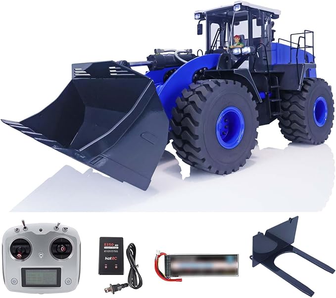 XDRC RC Hydraulic Loader 1/14 Metal Construction Vehicle Model Motor ESC Servo Lights